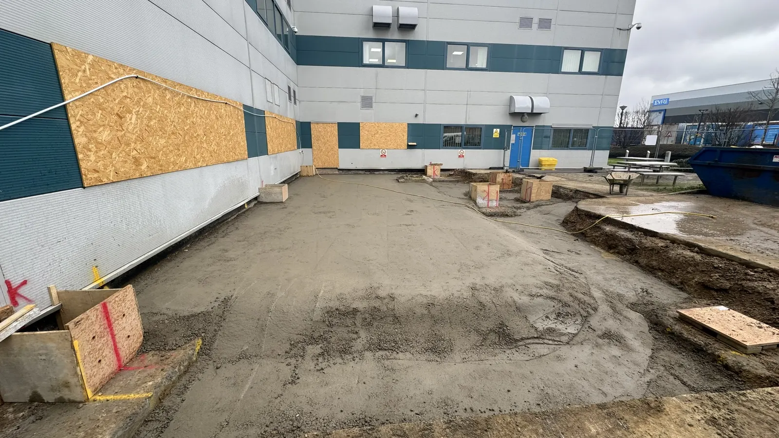Oversite with Concrete Footings